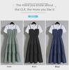 Vestido Longo de Duas Peças Slim Fit Estilo Chinês Plus Size - Verão 2025