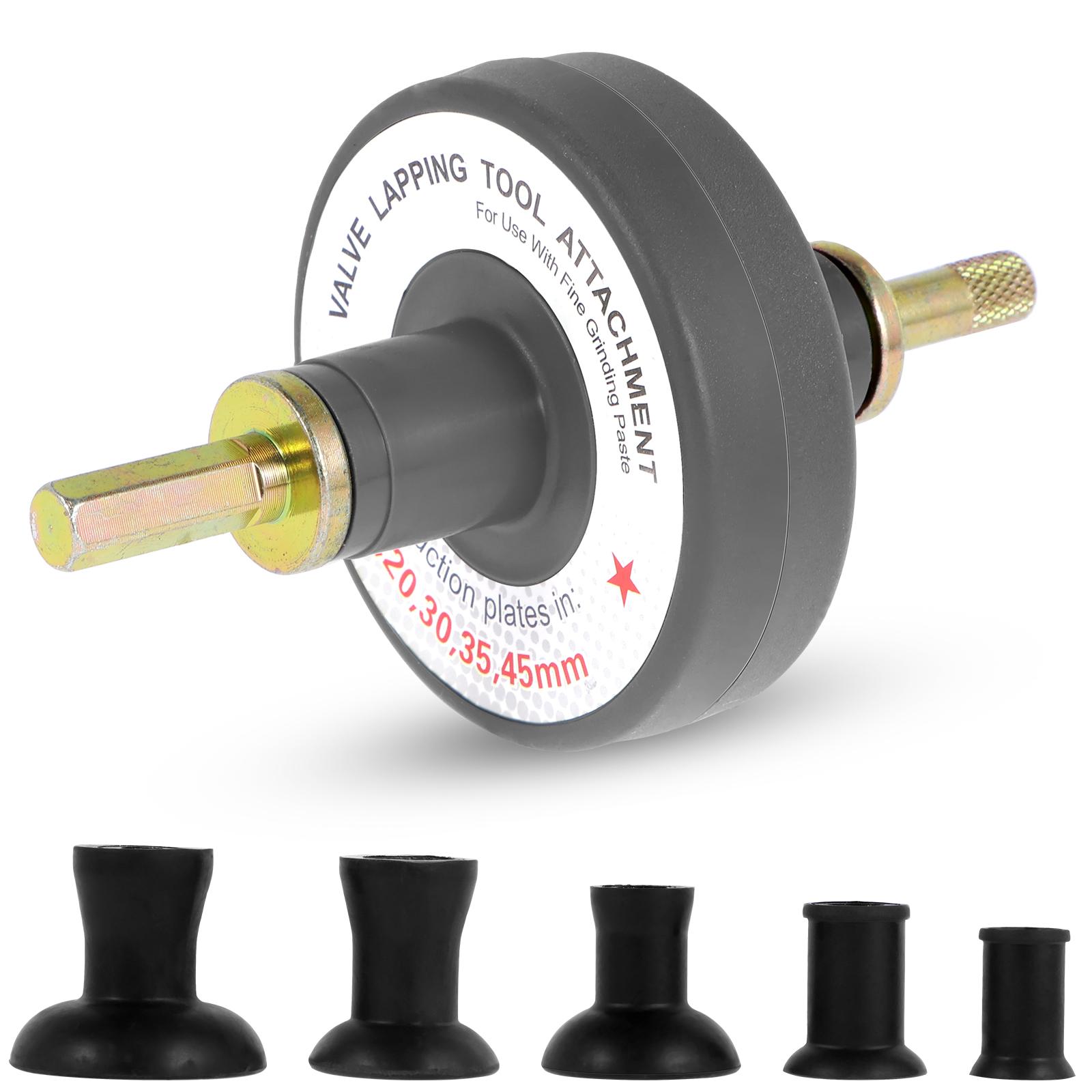 

Насадка для притирки клапанов с 5 присосками 1000 об/мин - 1250 об/мин Универсальный автомобильный инструмент для притирки клапанов небольших двигателей серый