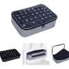 35 Bottle Nail Polish Organizer Case Removable Foam Inserts Unique Compartments Practical Polyester Makeup Storage Bag