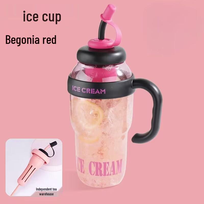 Stylish Summer Plastic Cups: Belly Cup, Cute Straw, and Large Water Bottle