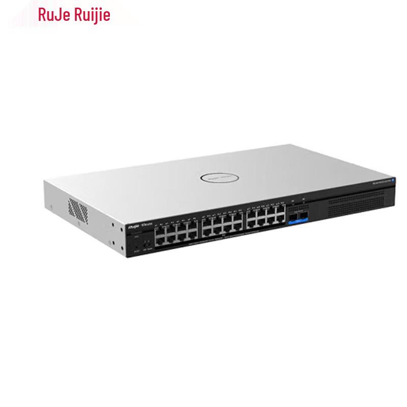 Ruijie 24-Port L2 Managed PoE+ Gigabit Switch with 10G Uplink & ONU