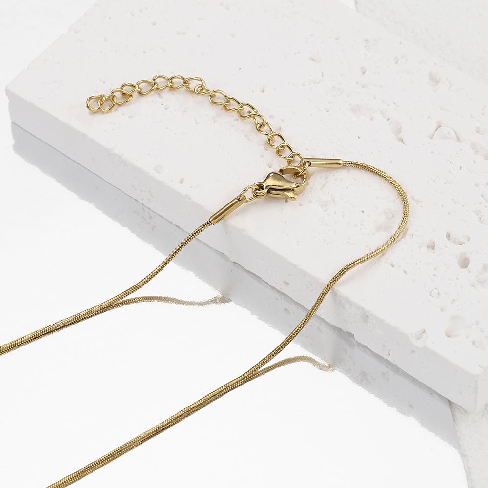 10pcs 5pcs Stainless Steel Snake Chain Necklace Chains for DIY Jewelry Making Findings Pendants Chain Lobster Clasps