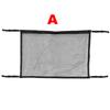 Adjustable Mesh Pocket Car Roof Storage Organizer Interior Cargo Storage Bag Zipper Net Breathable Mesh Bag Car Ceiling Storage Net Pocket