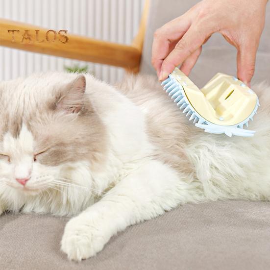 Cat Self Groomer Pineapple Shape Cat Wall Corner Massage Comb with Catnip Cat Face Scratcher Grooming Brush for Long Short Fur Cats Dogs