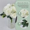 New 30CM Peony Silk Flowers Gifts DIY Artificial Peony Bouquet 7 Heads Fake Flower Table Decor