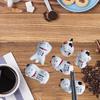 Lucky Cat Chopsticks Rest Household Ceramic Ornament 5Pcs Japanese Style Ceramic Chopsticks Holder Kitchen Craft Home Decor
