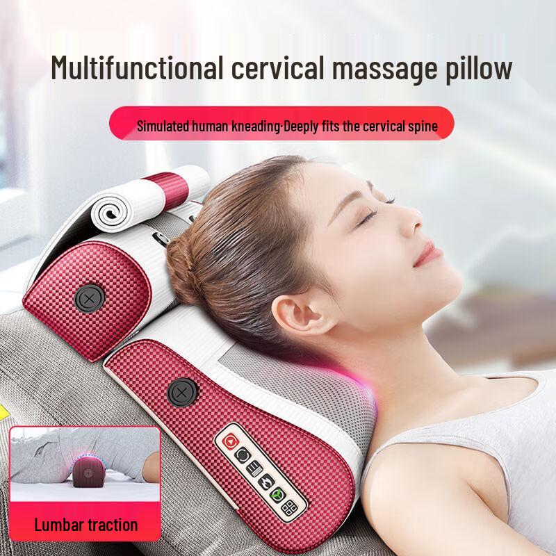 Golden Luxury Neck and Shoulder Massager Pillow