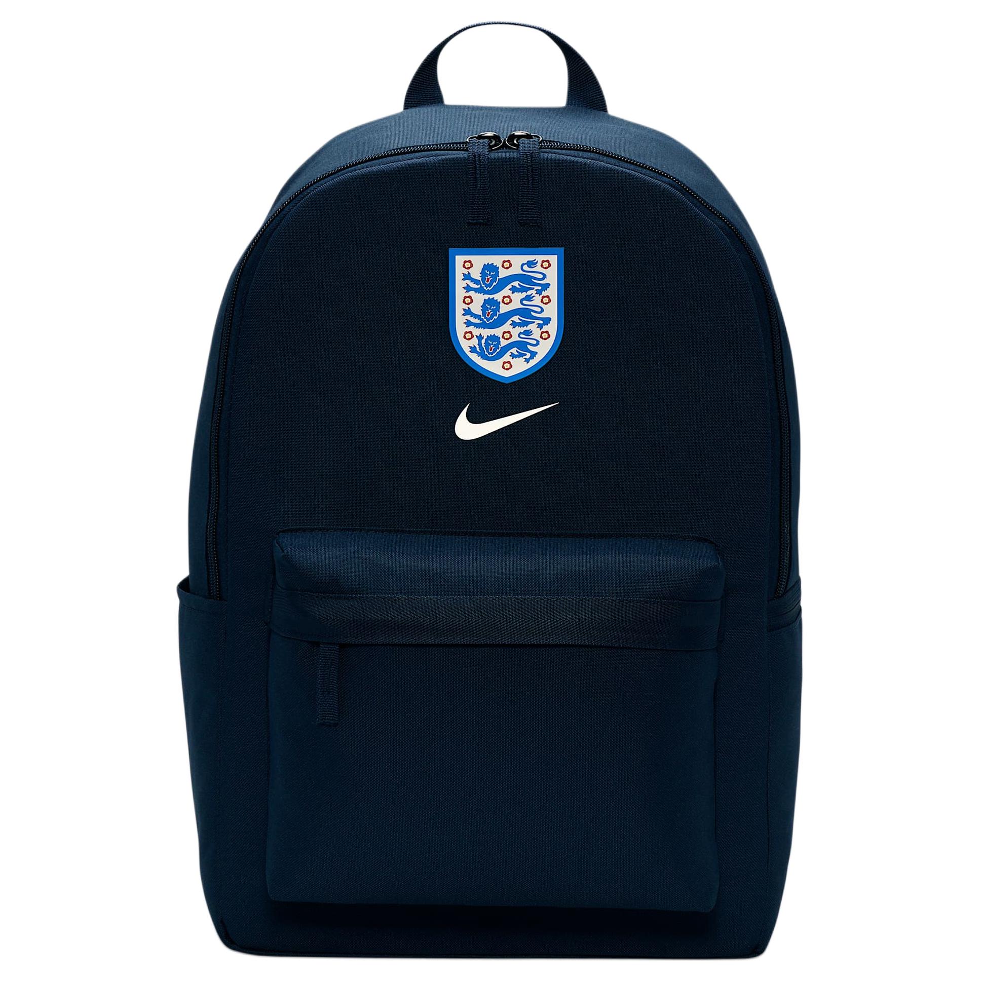 Nike Logo Polyester Backpack Unisex Backpacks Navy-Blue HQ6726-451 Navy Blue