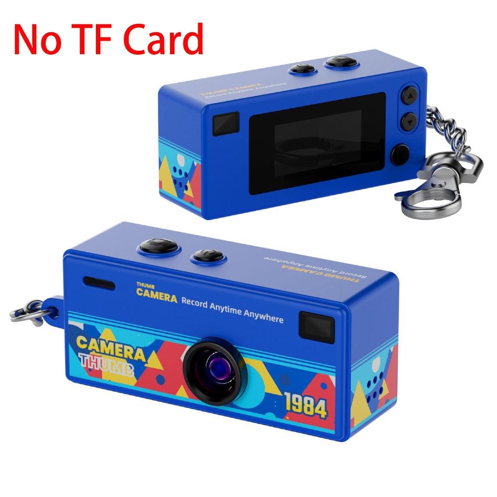 Retro Keychain Thumb Camera Mini Bag Charm Backpack CCD Digital Camera with 1080P HD Video Recording Thumb Camera Keychain