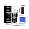 Car Interior Shine Spray Kit for Leather and Vinyl Seats Dashboard Quick Restoration and Protection for Daily Car Care