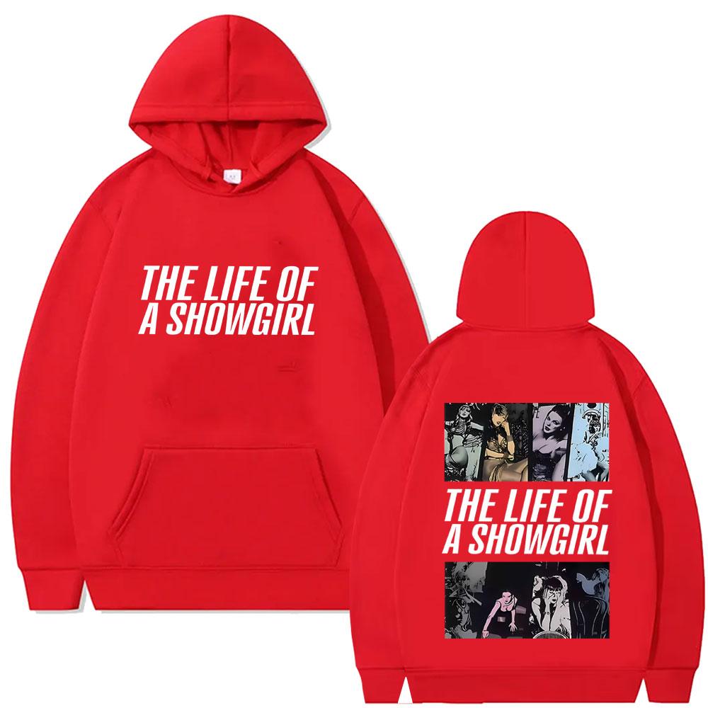 

The Life of A Showgirl Merch Hoodie Men Women Fashion Pop Music Sweatshirt Unisex Vintage Casual Oversized Hoodies 3XL