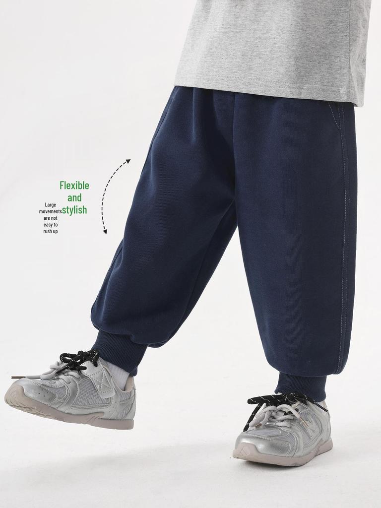 2026 European Boys' Trendy Sweatpants - Spring/Autumn Style for Kids, Baby, and Toddlers