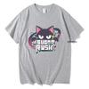Blue Anime Archive T-shirt Sugar Rush Fun Women's Clothing Unisex Street Clothing Manga Role Playing Dress Pattern T-shirt