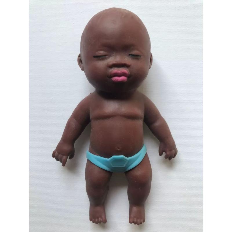 Natasha Funny African Style Black Doll Stress Relief Toy Squishy Creative Prank Toy Pressure Release Relaxing Squeeze For Adults General Use