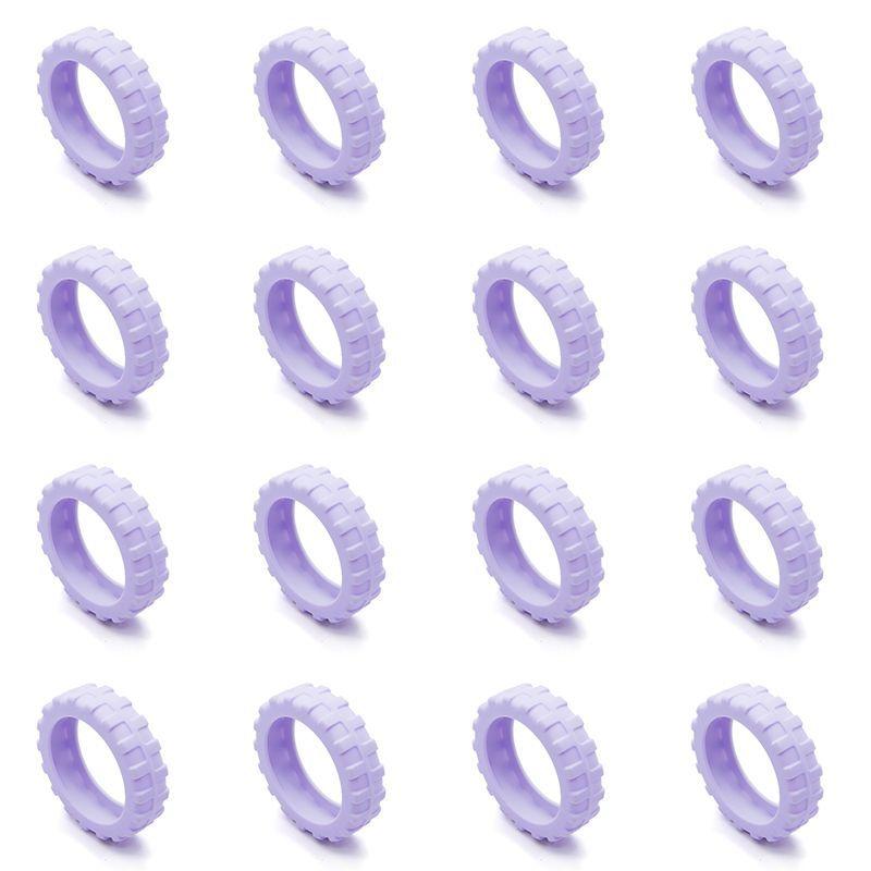 16pcs Upgraded Thickened Silicone Suitcase Wheels Protective Cover Trolley Case Luggage Silent Shock Absorption Wheels Wear-resistant