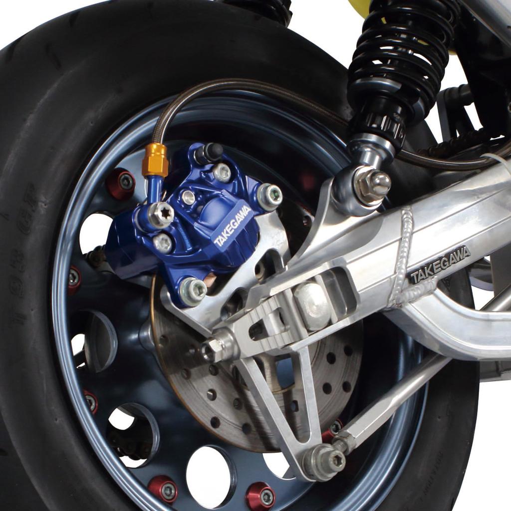 Spezialteile Takegawa Aluminium Billet Bremssattel Universal Teilenummer (TAKEGAWA) 2-TOPF (blau) 06-08-0269