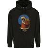Santa Sloth Funny Christmas Xmas Mens Hoodie