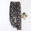 New Flannel Pajama Pants Men and Women Winter Couple Lounge Wea Casual Soft Warm Homewear Plus Velvet Coral Fleece Home Pants