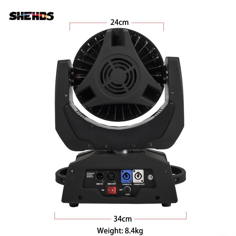 Projecteur Mobile LED 7x18W RGBWA+UV - DMX512, Son Actif, Auto - Pour Disco, Bar, Fête, Mariage - Effets Stroboscopique
