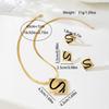 Fashion  Jewelry Set Necklace Earrings Ring  For Women Ladies