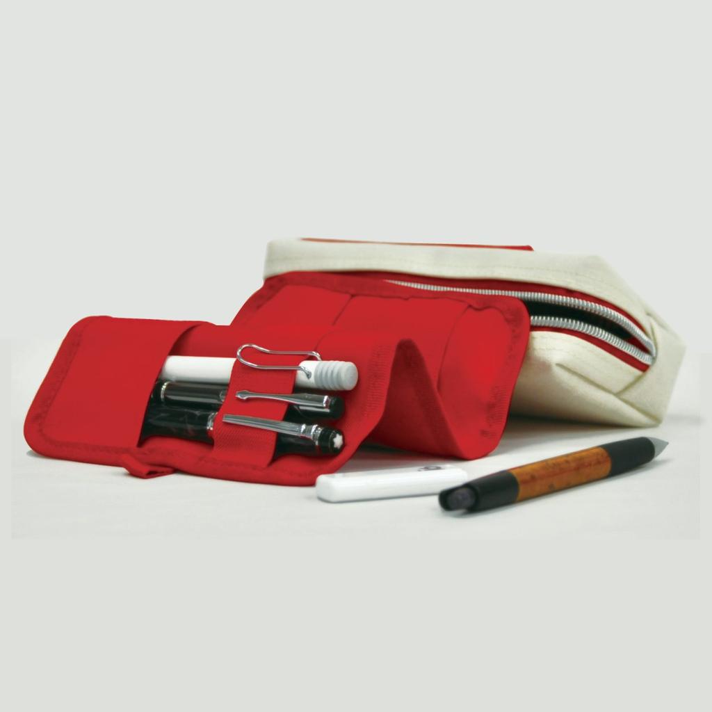 Concise Pen Case Bellows Gray 134107