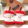 1Pc Cute Small Bones Plush Toy Cartoon Pendant Soft Stuffed Doll Keychain Car Key Ring Backpack Bag Decor
