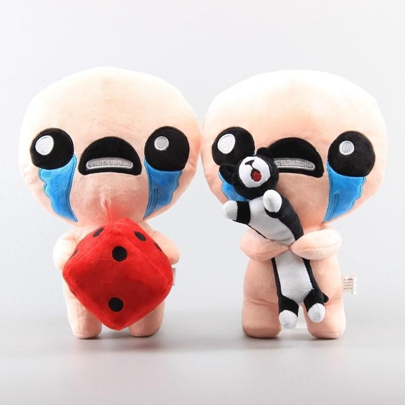 Cartoon Boy Meat Hug Cat And Cry Isaac Dice Girl Game Characters Plush Toys