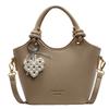 Hand Carry Fashion Bucket Bag Women's Korean Version Ins Shoulder Bag 2025 Spring New Simple Casual Portable Messenger Bag