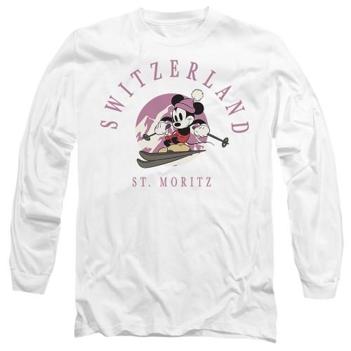 Disney Unisexové tričko pro dospělé se švýcarským motivem Mickey Mouse