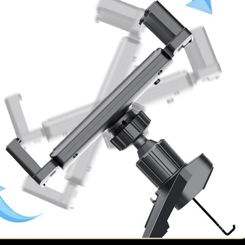 Adjustable Car Vent Phone Holder For Large Screens Antislip Grip 360 Degree Rotation Mount for Tablets And Mobile Device