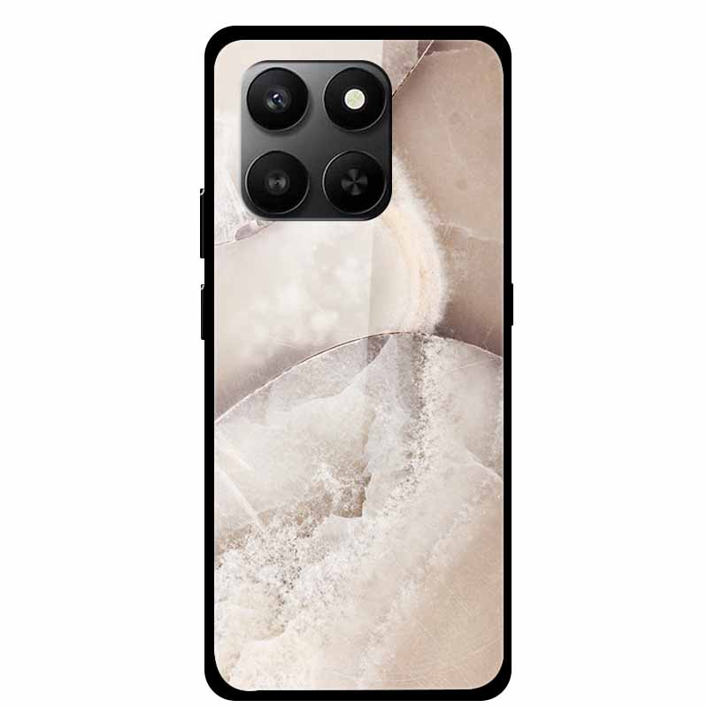 Glass Back Cover For Honor 200 Pro 5G Case Marble Hard Tempered Glass Case For Honor play 10T 400 Smart 5G Case 6.77" Shell Para