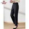 YUZHAOLIN Women's Plus Velvet Warm Straight Leg Pants