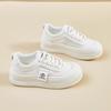 Thick-soled heightening little white shoes women's new versatile empty mesh shoes in summer 2025 student mesh breathable casual shoes