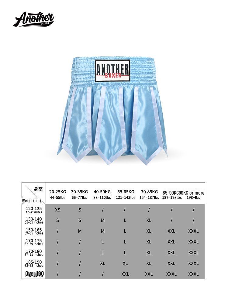 Boxing Ribbon Style Muay Thai Kickboxing Competition Shorts