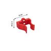 1PC broom rack, easy to install home interior broom mop placement rack, plastic tools
