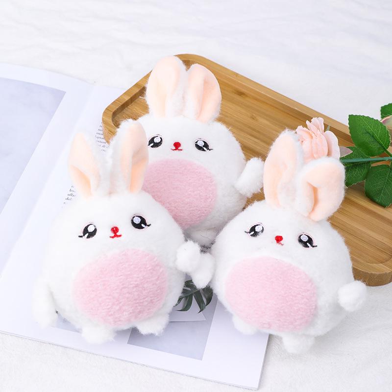 15cm Lovely Soft Plush Rabbit Keychain Pendant Cute Cartoon Doll Animal Rabbit Plush Toy Girl Bag Accessories Gift