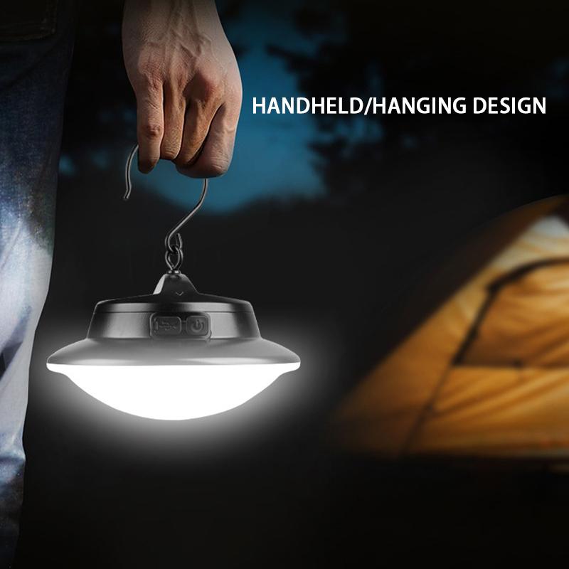 Portable Hook Camping Light Rechargeable Emergency Lighting Waterproof Camping Light Tent Light