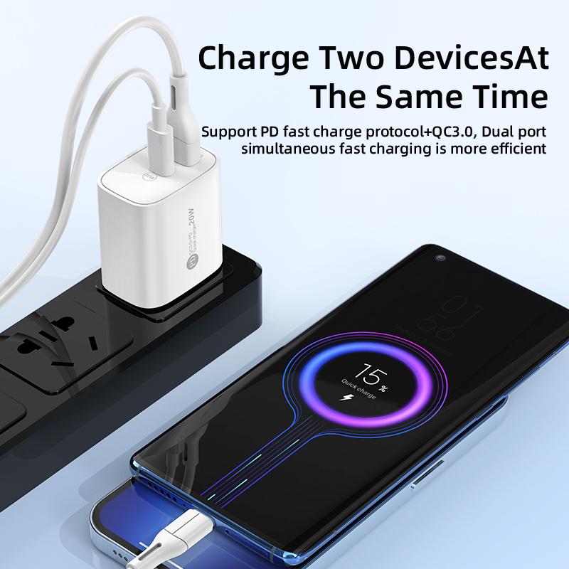 PD 20W Fast Charger for IPhone 16 15 14 13 Pro Max Plus Samsung Xiaomi Huawei Fast Charging Type C USB C Chargers Phone Accessories