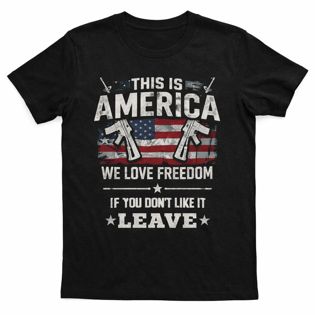 This Is America Shirt, American Flag 2A Tee, Graphic Unisex T-shirt