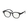 MUJI Blue Light Blocking Boston-Style Sunglasses, Unisex, Adult, DFD23A5S, Black