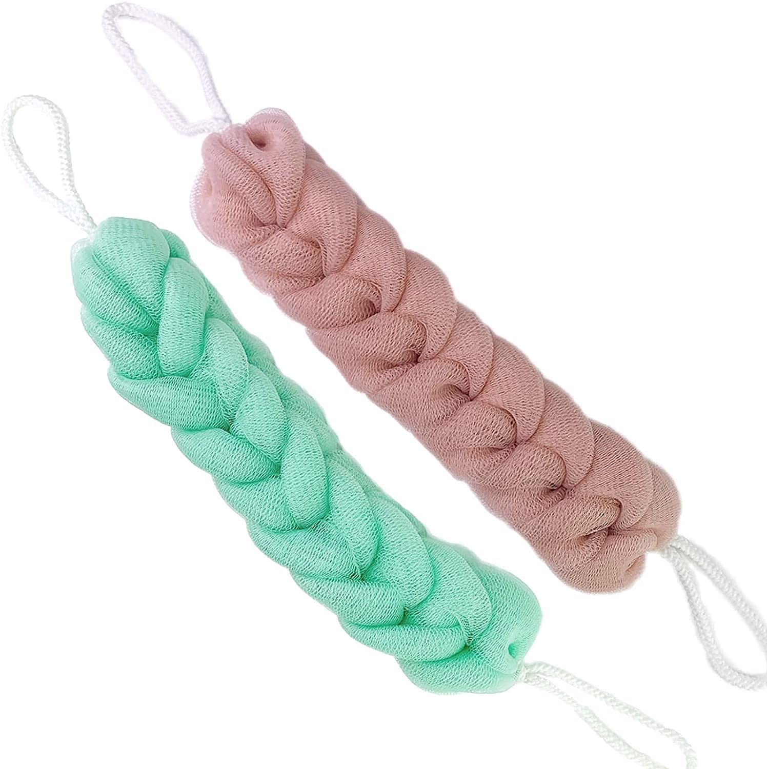 SIA VENDORS SCRUBBER Round Bath Loofah Brown For Men And Women Pack of 2
