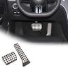 CHEYA Stainless Steel Throttle Pedal Covers for C CLS GLK SLK Brake and Easy Custom W213 Mercedes-Benz E-Class 2016-2019, Accelerator,