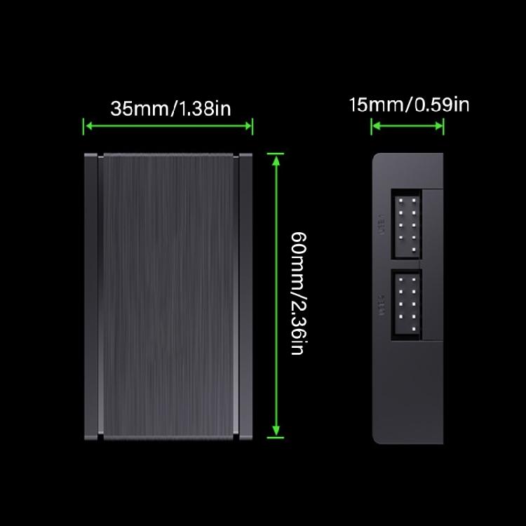 Magnetic Mount USB 2.0 Hub With 4Port Expansion And Enhances Plastic Circuitry USB 2.0 Splitter For Smooth Operation