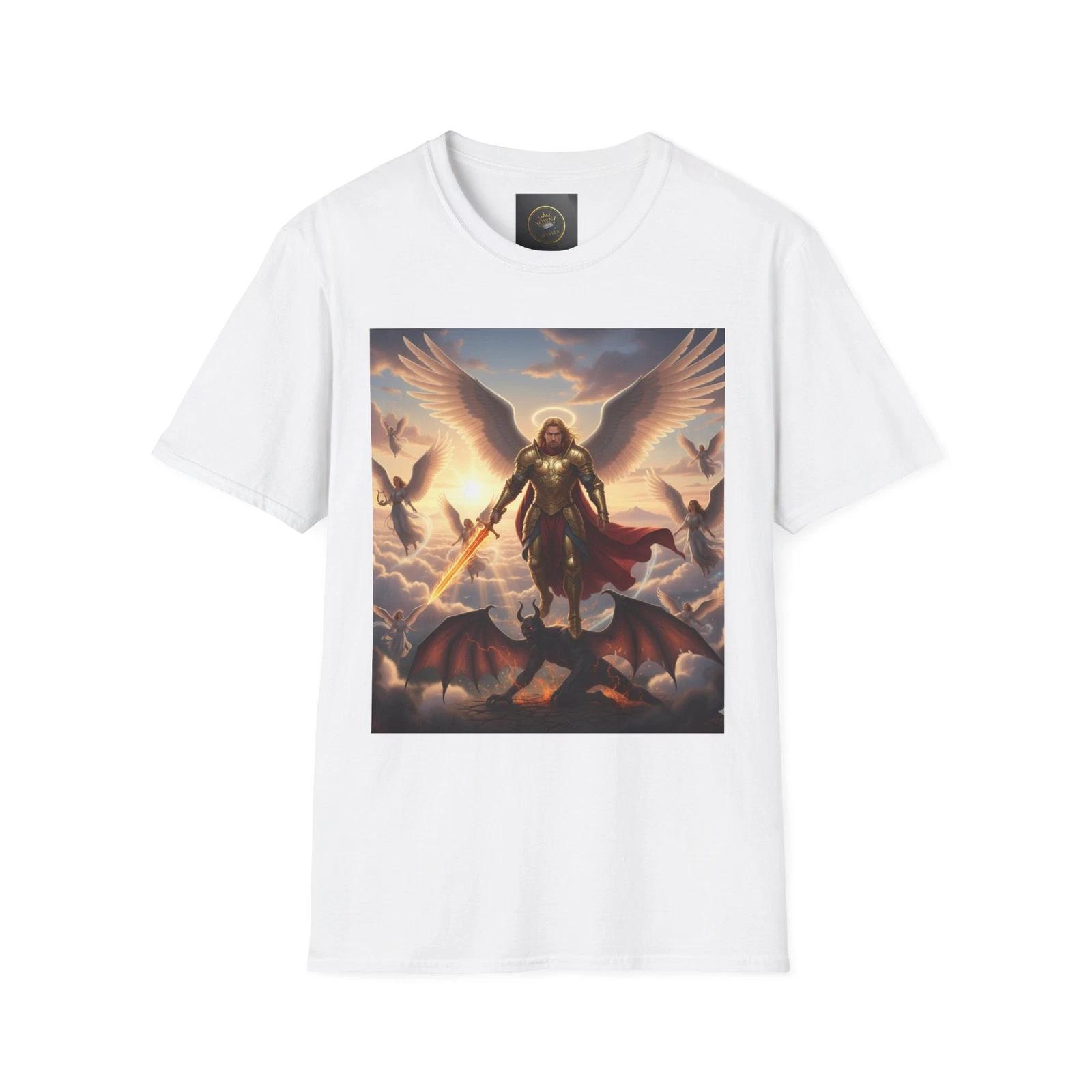 Angel Warrior T-Shirt, Unisex Graphic Tee, Spiritual Apparel, Gift for [...] S