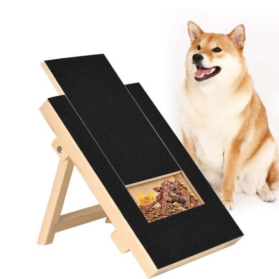 Škrabadlo na psí drápky Hračka s pilníkem na štěněcí drápky s posuvným boxem na pamlsky Dřevěná deska s pilníkem pro psy Údržba drápků Ochrana domácího nábytku