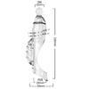 Transparent Crystal Condom Penis Sleeve Male Enlargement Time Delay Spike Clit Reusable Condoms Sex Toy for Couple