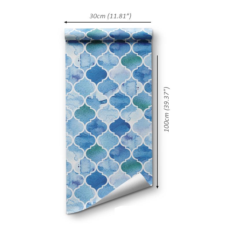 

Цветочный Домашний Декор Наклейка на Стену Скандинавский Стиль Съемный Клей Утолщенные Водонепроницаемые и Влагостойкие Обои Самоклеящиеся 30 * 100Cm * 1 roll