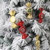 2, Christmas large flat candies, decorative pendants, Christmas tree ornaments, electroplated plastic painted candy ornaments