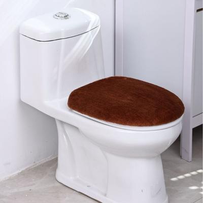 Moderne Warme Toilettensitzauflage Verdickte Weiche Haptik Toilettendeckelbezug Waschbar Einfarbige WC-Abdeckung Badezimmer zu Hause