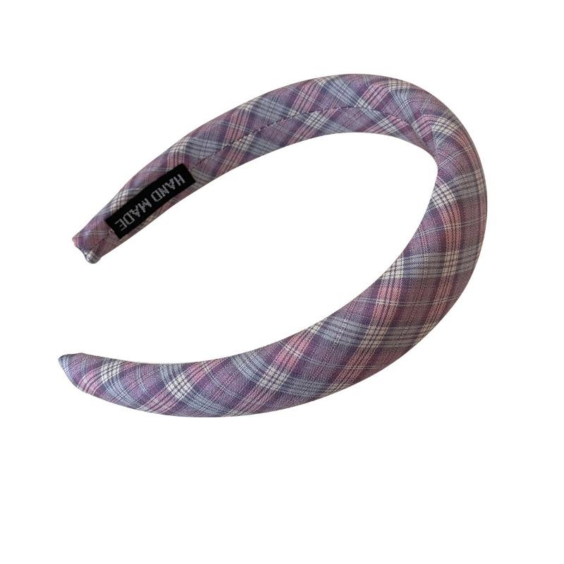 Fashionably Light and Fresh Blue Color Hair Band, Simple and Elegant Commuting Style Thin Headband Hair Accessory